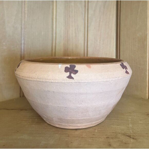 Vintage Irish Stew Terra Cotta Pottery Bowl Signed Hand Made in Ireland - Picture 3 of 8